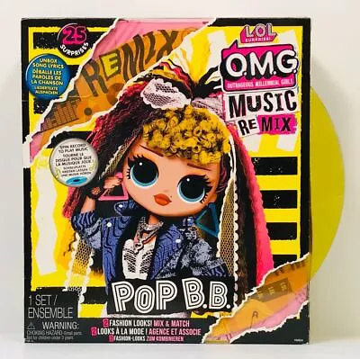 New LOL Surprise! OMG Music Remix Series Pop B.B. Fashion Doll With 25 Surprises • $24.95