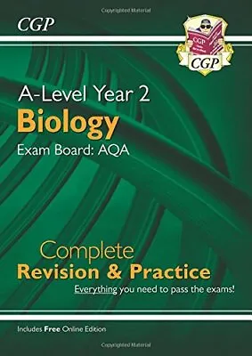 New A-Level Biology For 2018: AQA Year 2 Complete Revision & Practice With On. • £3.58