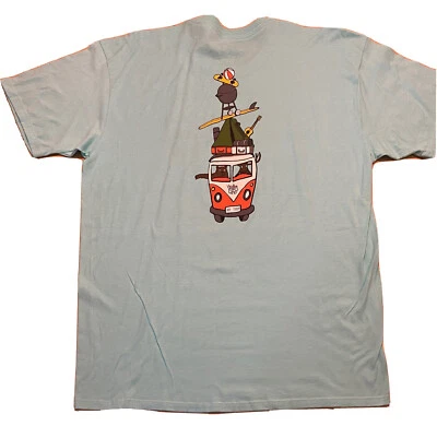 $16.20 • Buy Vacation For Life 2XL Road Trip Men’s Teal Blue NWOT Van Life