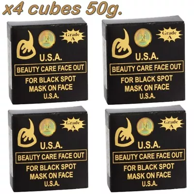 X4 K BROTHERS SOAP U.S.A. BEAUTY CARE FACE OUT FOR BLACK SPOT MASK ON FACE 50g • $15.58