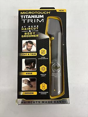 MicroTouch Titanium TRIM Hair Cutting & Body Shaver Groomer Tool New - Open Box • $16.99