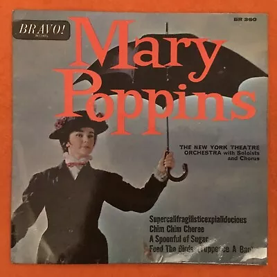 Mary Poppins EP- NY Theatre Orchestra- Bravo Records 7” 1965 • £4.50