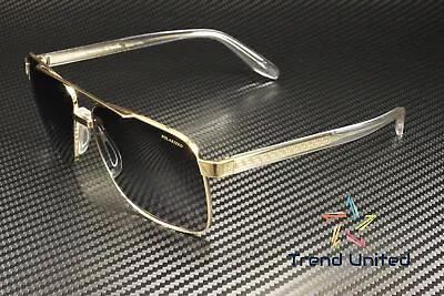 VERSACE VE2174 1252T3 Pale Gold Polar Grey Gradient 59 Mm Men's Sunglasses • $148.95