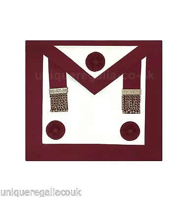 £24.99 • Buy Masonic Regalia Craft Provincial Steward Apron With Rosettes