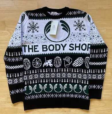 Small 39  Inch Chest The Body Shop Christmas Ugly Sweater Jumper Xmas • £24.99