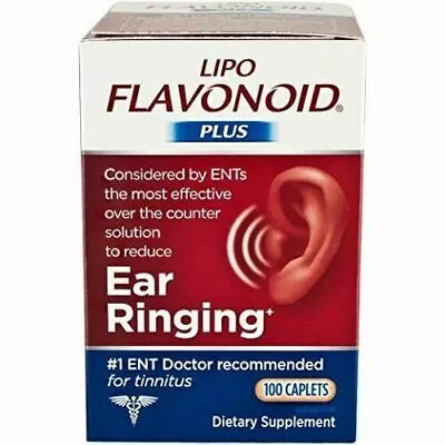 Lipo-Flavonoid Plus Ear Health Dietary Supplement Caplets - 100 Count • $17.99