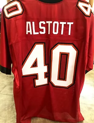 Mike Alstott Tampa Bay Buccaneers Authentic Reebok Red Triple Stitched 40 Jersey • $333.33