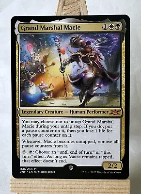 GRAND MARSHAL MACIE - MtG Unfinity - Mythic - MINT • £1.80