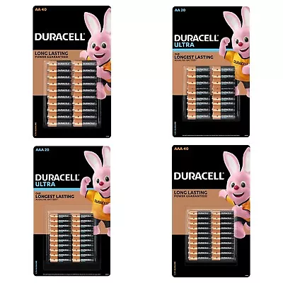 Duracell CopperTop Longest Lasting Alkaline Batteries AA/AAA/C/D/9V -Genuine New • $28.30