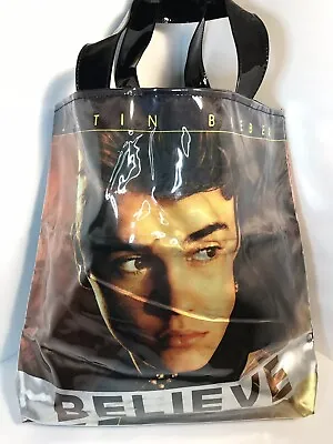 £19.76 • Buy Justin Bieber Believe 2012-2013 Vinyl Tour Bag Tote Extra Large