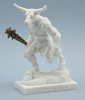 Minotaur Monster Statue Ancient Greek Mythology Marble Cast Sculpture • $62