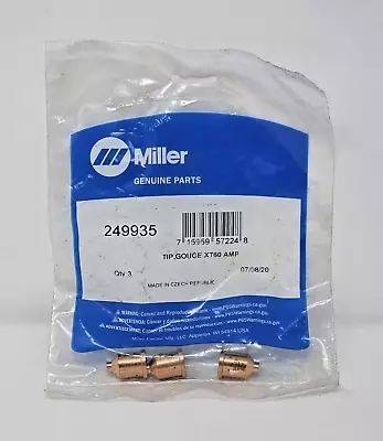 Miller 249935 Plasma Cutter Gouging Tip XT60 3 Pack • $30