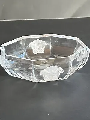 Vintage Rosenthal 5 1/4”  Glass Crystal Bowls Versace Medusa 2 Available • $125