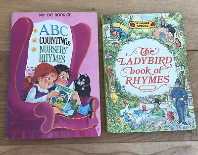 My Big Book Of ABC Nursery Rhymes Froebel-Kan & The Ladybird Book Of Rhymes • £12