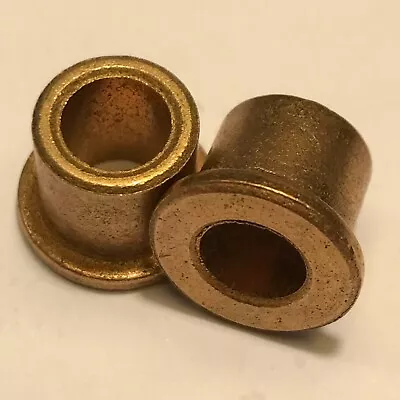 Oilite Bronze Bushing With Flange - Pick Your Size & Quantity - Oil Lite Brass • $3.55