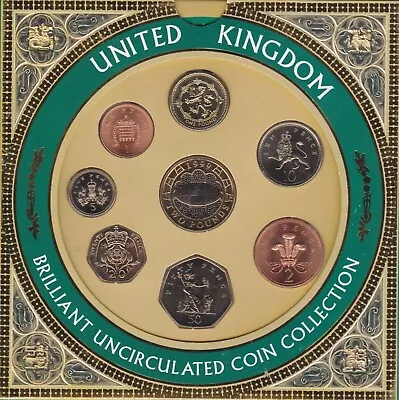 Coin Brilliant Uncirculated 1999 8 Coin Set Rugby £2 - 1p Royal Mint Auct • £0.99