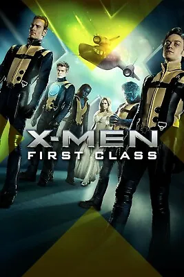 X-Men  First Class 2011 Poster Glossy Paper 240gsm Size A 1 2 3 4 FREE POSTAGE • £6.99