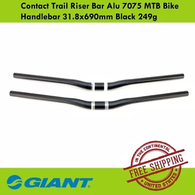 Giant Contact Trail Riser Bar Alu 7075 MTB Bike Handlebar 31.8x690mm Black 249g • $32.67