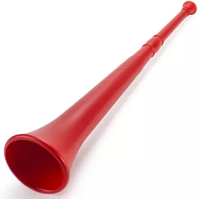 Powerful 26-Inch Portable Plastic Vuvuzela Stadium Horn - Premier Noisemaker	 • $32.29