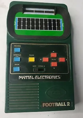 VINTAGE 1978 Mattel Electronics: Handheld Game FOOTBALL II 2 - Works • $75