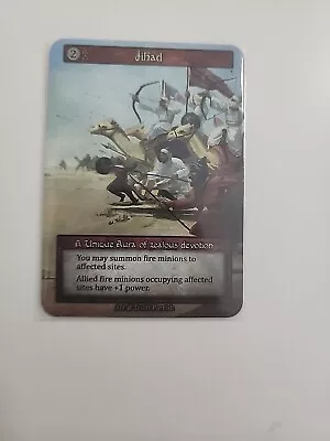 Sorcery Contested Realm Beta Unique Ji-had N/NM Condition • $1.25