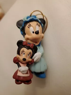 Grandma Minnie Mouse And Baby Mini Christmas 🎄 Ornament • $2.50
