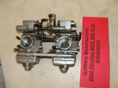 2004 SKI-DOO 800HO MXZ REV Adrenaline Oe 40mm Mikuni Flat Slide Carbs Carburetor • $269