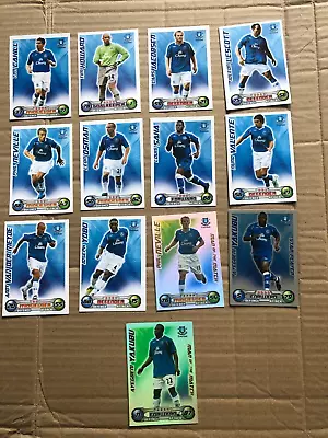 Everton Match Attax 08/09 Cards Collection Of 13 Cards • £2.20