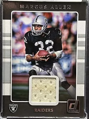 2017 Panini Marcus Allen Raiders Game-Worn 37/49 Donruss Card No. 29 • $70