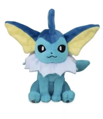 VAPOREON Pokemon Center Poke Go Plush Sitting Cuties Stuffed Doll FIT Toy NEW  • $26.99