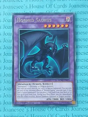 Horned Saurus MZMI-EN013 Rare Yu-Gi-Oh Card 1st Edition New • £0.99