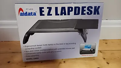 Portable Folding Laptop Desk/ Lap Pad - AIDATA LD003 EZ LAPDESK With Mouse Tray • £10