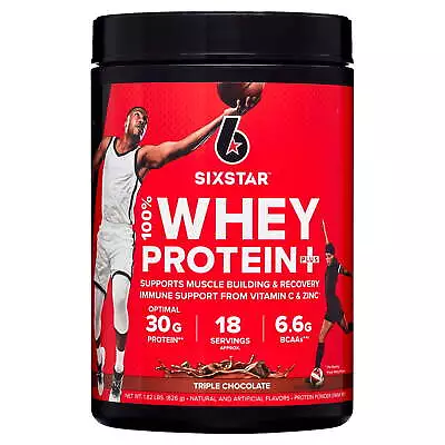 Six Star Pro Nutrition 100%Whey Protein Powder Plus30g ProteinTriple Chocolate • $19.76