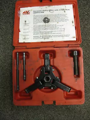 Mac Tools Harmonic Pulley Puller W 2 Push Rods HDPP9740B In Case • $61