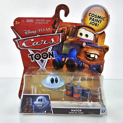 Disney Pixar Cars Toon MATER WITH OIL CANS 37 UFO Unidentified Flying Mater RARE • $99.88