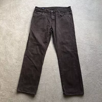 Gant Vintage Men’s Jason Trousers Jeans Washed Brown Size W35 L32 • £25