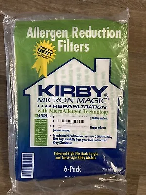 $14.99 • Buy Kirby 6 Cloth Sentria Hepa Micron Magic Ultimate G + 1 Free Belt Vacuum Bags New