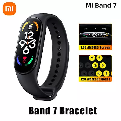 Xiaomi Mi Band7 Standard Edition Smart Bracelet 1.62'' AMOLED BT 5.2 120 Workout • $67.44