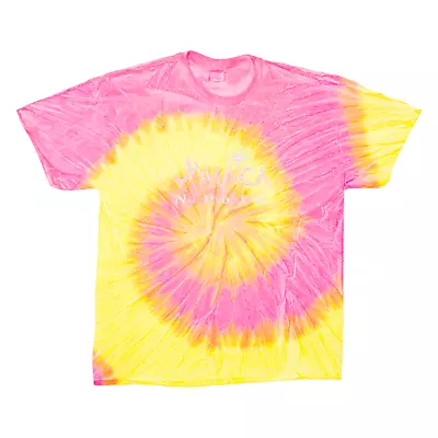 GILDAN Jamaica No Problem Mens Tie Dye T-Shirt Pink XL • £9.99