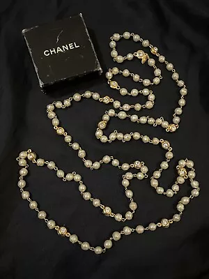 Rare Vintage 80’s Chanel Pearl Satoir Necklace • $875