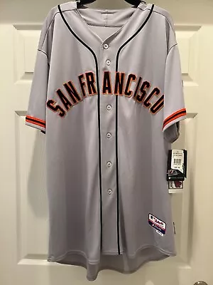 Brand New Majestic San Francisco Giants Authentic Jersey Grey • $220