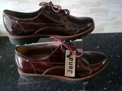 £7.19 • Buy Ladies Burgundy JANA Shoes Size UK 5 BNWT CG L02