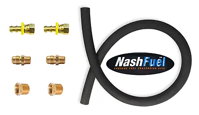 1/2  SAE Flare Propane Hose Vapor Air Natural Gas Lpg 3/8  1/2  NPT Low PSI • $21.99