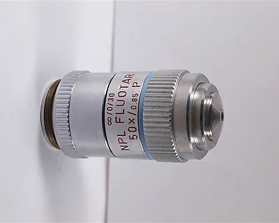 $399.99 • Buy Leitz NPL Fluotar 50x /0.85 P Polarizing POL Infinity Microscope Objective