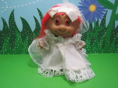 VINTAGE MONKEY FACE BRIDE - 4  Unmarked Troll - NEW - Very Rare • $34.95