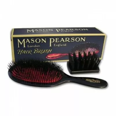 Mason Pearson Extra Small B2 Pure Bristle Hairbrush Dark Ruby • $230