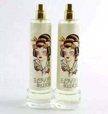 2 Pcs Love & Luck By Ed Hardy Women Perfume EDP 6.7 Oz Total Spray New Tstr Rare • $26.99