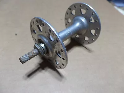 Vintage Schwinn Bicycle Front Wheel Hub  - Large Flange Alum 36 Spoke - Avg- #7 • $6.99