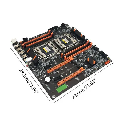 X99 CPU Motherboard Dual Xeon 2666/2400/2133Mhz Four Channel Computer Mainboard • $115.70