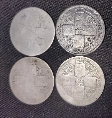 £49 • Buy Pre 1920 British Silver Coins - Gothic Florins - 925 Sterling - Scrap